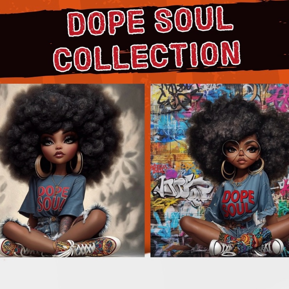 Urban and Afrocentric Dope Soul Wall Art